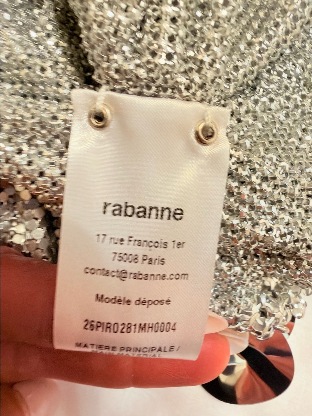 Paco Rabanne silver Chainmail Top - Picture 9 of 13